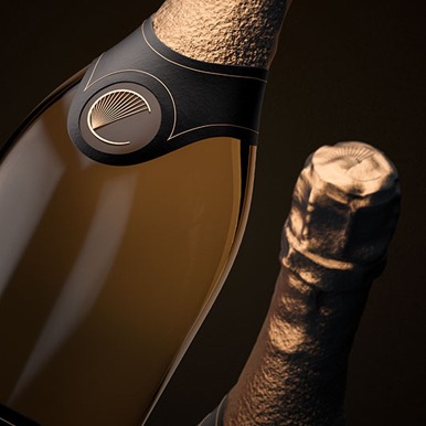 Novikov Designs Coppe Brut Champagne branding design Rolans Novikovs