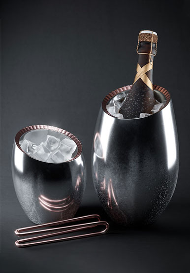 Novikov Designs Ovle Ice Buckets product design Rolans Novikovs