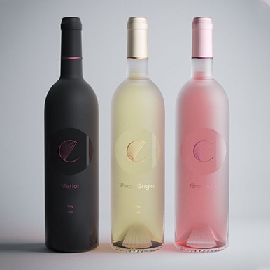 Novikov Designs Coppe Premium Range Wines branding Rolans Novikovs