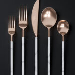 Novikov Designs Coppe Restaurant Cutlery product, identity and branding design Rolans Novikovs
