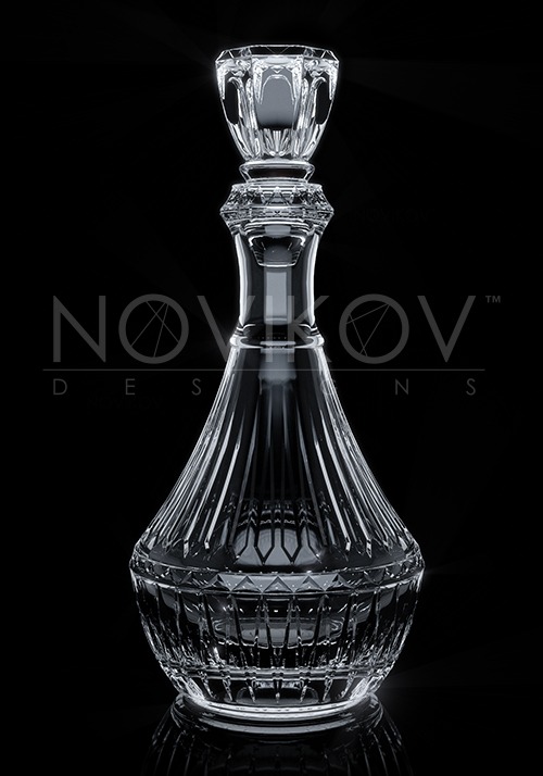 Novikov Designs Crystalware decanter design Rolans Novikovs