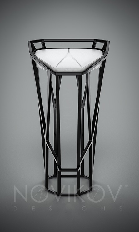 Novikov Designs Octa Bar Stool furniture design Rolans Novikovs