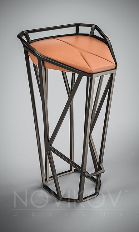 Novikov Designs Octa Bar Stool furniture design Rolans Novikovs