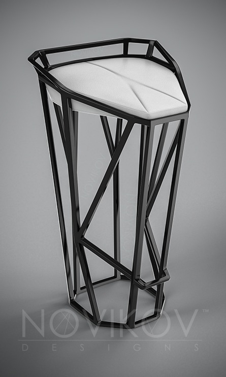 Novikov Designs Octa Bar Stool furniture design Rolans Novikovs