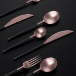 Novikov Designs Coppe Restaurant Cutlery product, identity and branding design Rolans Novikovs